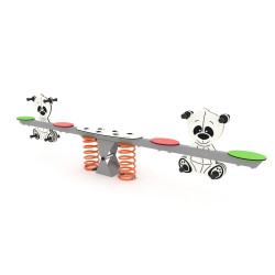 Balansinės sūpynės MEŠKIUKAI | Saugios sūpynės žaidimų aikštelėms