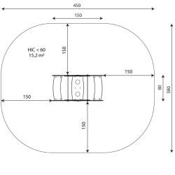 Balansinės sūpynės SKRAIDANTI LĖKŠTĖ