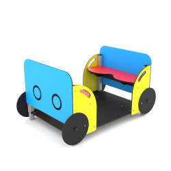 Žaidimų namelis AUTOMOBILIS | Vaikų žaidimų aikštelėms | VinciPlay