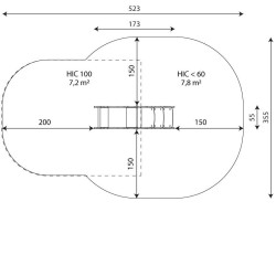 Čiuožykla DRAMBLYS | Viešosioms lauko žaidimų erdvėms | VinciPlay