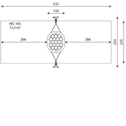 Žaismingos vaikiškos sūpynės gandro lizdas | Žaidimų aikštelės įranga