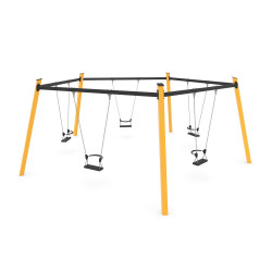 Penkiavietės sūpynės | Inventorius žaidimų aikštelių įrengimui