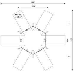 Šešiavietės sūpynės | Inventorius žaidimų aikštelių įrengimui