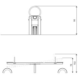 Balansinės sūpynės | Kokybiškas žaidimų aikštelės inventorius
