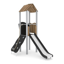 Namukas su čiuožykla | Saugūs ir kokybiški žaidimų namukai