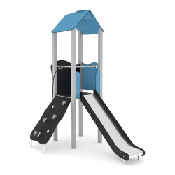 Namukas su čiuožykla | Saugūs ir kokybiški žaidimų namukai