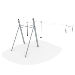 Dviejų vietų nusileidimo lynas 2417 cm