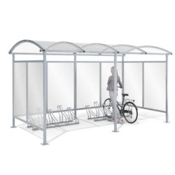 Dviračių stoginė "Zorza"  kurioje telpa iki 10 Dviračių / 420 cm