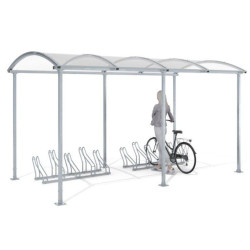 Dviračių stoginė Zorza 10 vietų dengtas tik stogas.