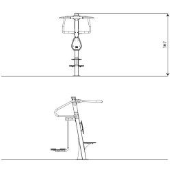 Inovatyvus lauko treniruoklis 1141 | Vincy Play