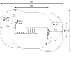 Laipiojimo tinklas ir sienelė 1716