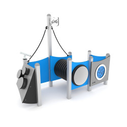 Edukacinė žaidimų aikštelė LABIRINTAS | Lauko manipuliacinės sienelės