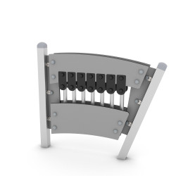 Lauko manipuliacinė interaktyvi muzikinė sienelė