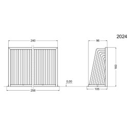 Lauko futbolo vartai 2024