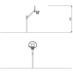 Krepšinio stovas su lenta 2431