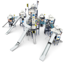 Žaidimų kompleksas SPACE | Funkcionali kompleksinė žaidimų aikštelė