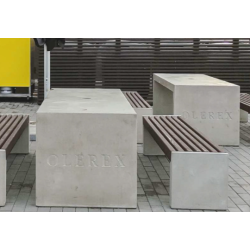 Betoninis lauko stalas