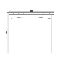 Lauko stalas Asteria