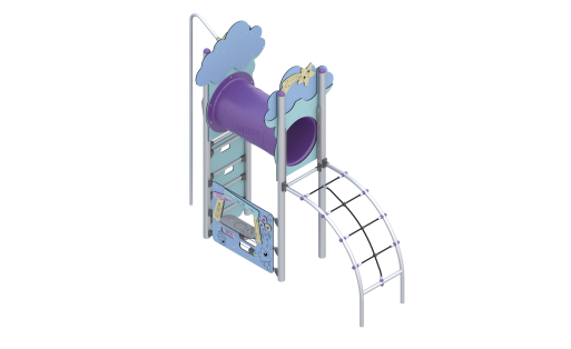 Laipynė su tuneliu Dangus | Vaikų žaidimų aikštelių įranga