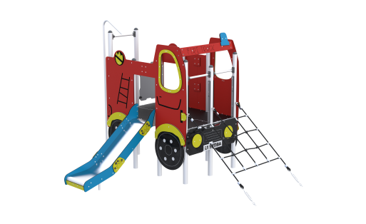 Laipynė Raudonas sunkvežimis | Vaikų žaidimų aikštelių įranga