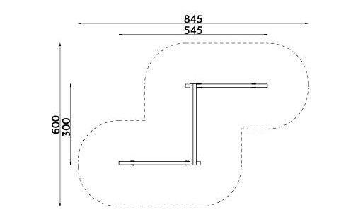 Lenkta pusiausvyros sija