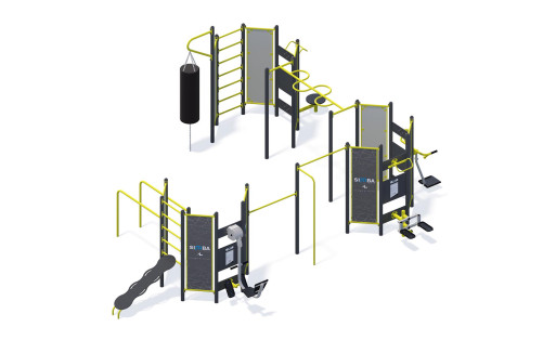 Lauko treniruoklis SW+FI-006 | Lauko sporto įrenginiai