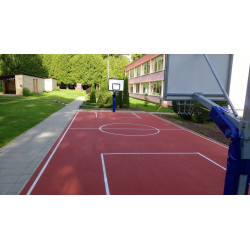 Liejama sporto aikštelių danga