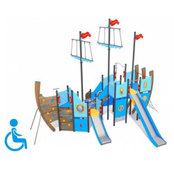 Kompleksinė žaidimų aikštelė neįgaliesiems 1180