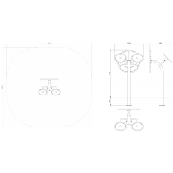 Lauko treniruoklis Tai Chi Wheels