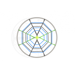 Žaidimų kompleksas tinklinė laipynė 9110