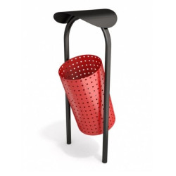 Šiukšlių dėžė su stogeliu 6052