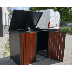 Atliekų konteinerių laikymas.