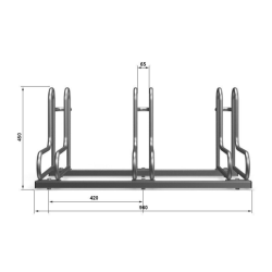 Dviračių stovas RAD-3