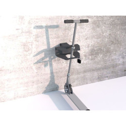 Paspirtuko stovas viengubas cinkuotas + RAL 7021