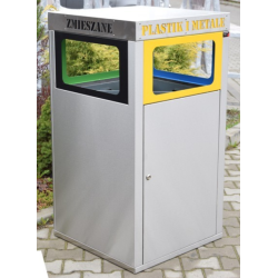 Šiukšlių dėžė rūšiavimui Cube VII 4x80l-keturių skyrių