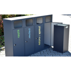 Šiukšlių dėžė rūšiavimui Etna IV 4x80 l