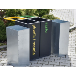 Šiukšlių dėžė rūšiavimui Satis II 2x60 l