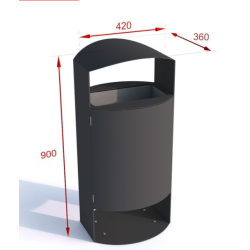 Šiukšlių dėžė "Tulip II"