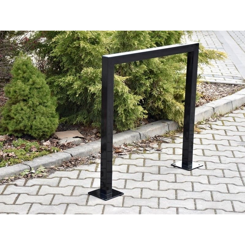 Dviračių stovas U-29 su lako danga dviračio rėmui apsaugoti Dviračių stovas U-29 su lako danga dviračio rėmui apsaugoti