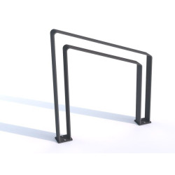 Dviračių stovas iš plokščios juostos IV | Darom.lt