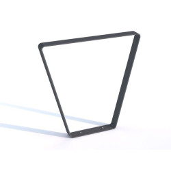 Dviračių stovas iš plokščios juostos III | Margas parkas