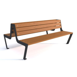 Stoties suoliukas Atena dvipusis | Aikštelių įranga