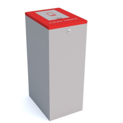 Šiukšlių dėžė  naudotoms baterijoms / 60 l