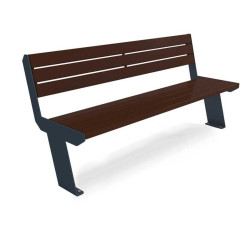 Suoliukas su atlošu Agawa | Mažosios architektūros įranga