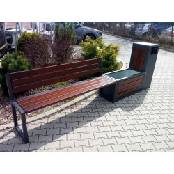 Suoliuko su atlošu + vazono + šiukšliadėžės komplektas