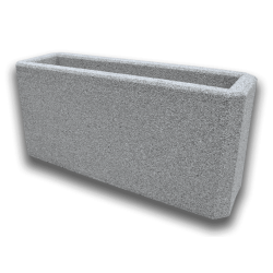 Aukštas betoninis vazonas