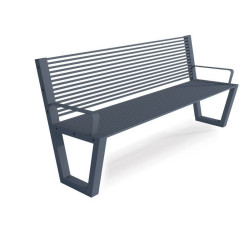 Suoliukas Semi V su atlošu | Mažosios architektūros įranga