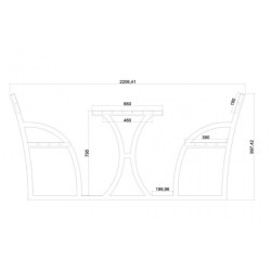 Sodo baldų komplektas (Nr. 10)