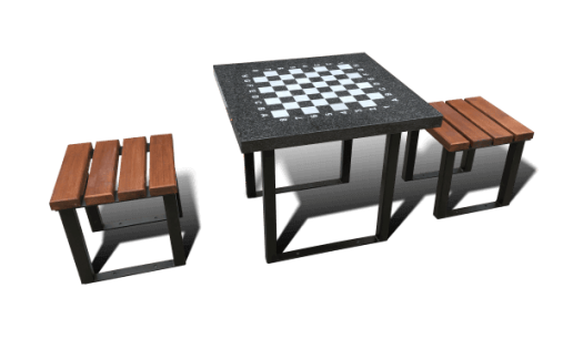 Lauko šachmatų stalas
