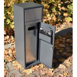 Šiukšlių dėžė šunų išmatoms IV / 40 l | Parkų projektavimas